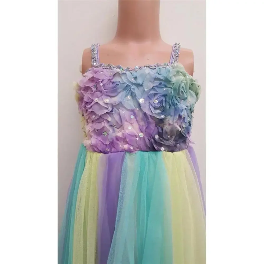 Pre-Owned Dance Costume Costume Gallery  Int Child Purple Dress Lyrical Sequin